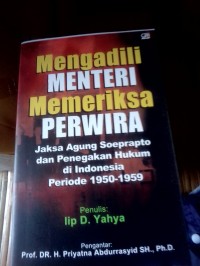 Mengadili Menteri Memeriksa Perwira