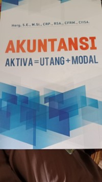 Image of Akuntansi Aktiva=Utang=Modal