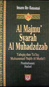 Al Majmu  Syarah Al Muhadzdzab Pembahsan :Hudud