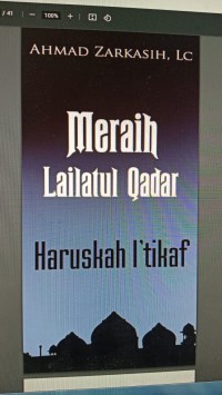 Meraih lailatul qadar Haruskah i;tikaf