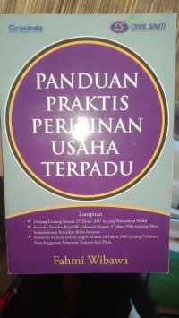 Image of Panduan Praktis Perizinan Usaha Terpadu