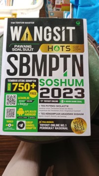 Image of Wangsit Pawang Soal Sulit SBMPTN Soshum 2023