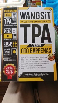 Image of Wangsit Pawang Soal Sulit TPA Versi Oto Bappenas